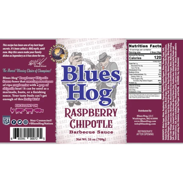 Blues Hog Raspberry Chipotle BBQ kaste