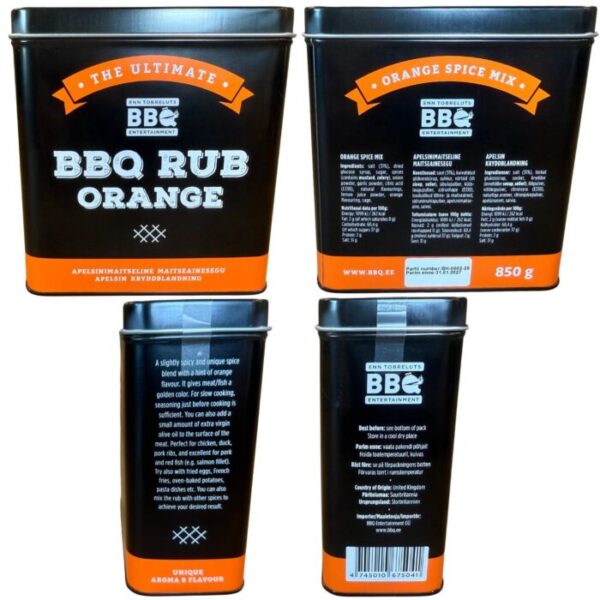 BBQ RUB apelsinimaitseline 850g