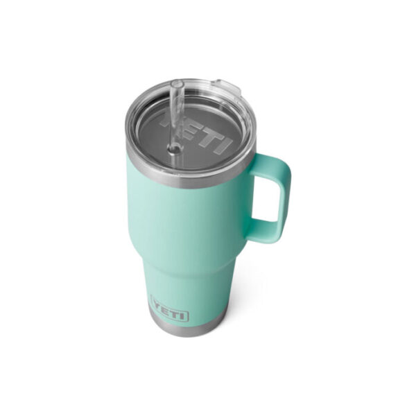 YETI termosa krūze ar vāku, kātu un salmiņu Rambler Straw Mug
