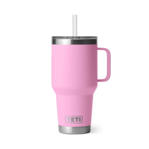 Кружка-термос YETI с крышкой, ножкой и соломинкой Rambler Straw Mug