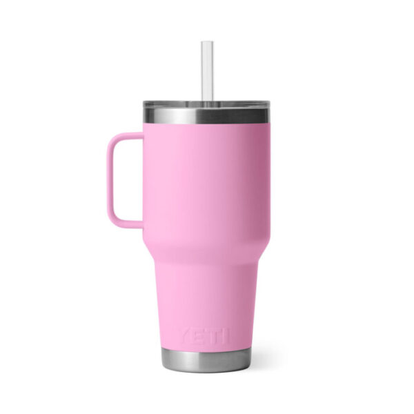 Кружка-термос YETI с крышкой, ножкой и соломинкой Rambler Straw Mug