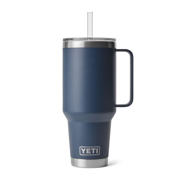 YETI termosa krūze ar vāku, kātu un salmiņu Rambler Straw Mug