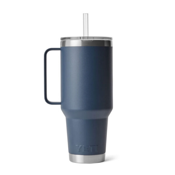 YETI termosa krūze ar vāku, kātu un salmiņu Rambler Straw Mug