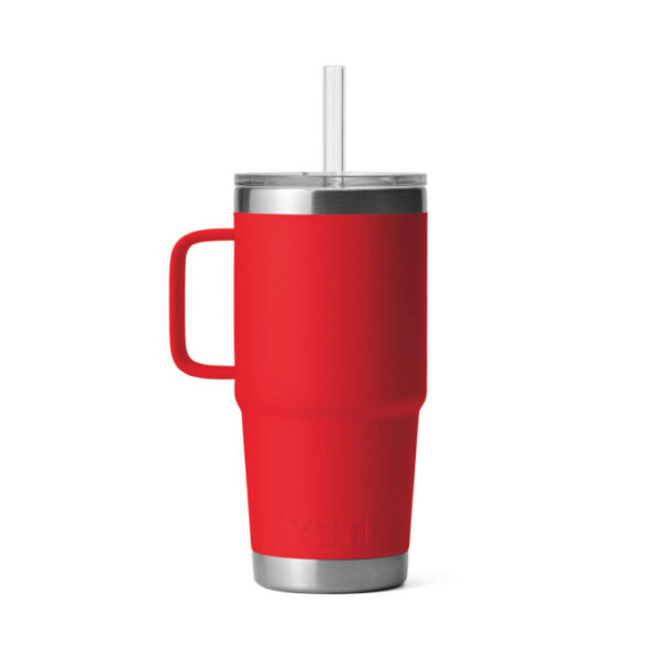 YETI termosa krūze ar vāku, kātu un salmiņu Rambler Straw Mug