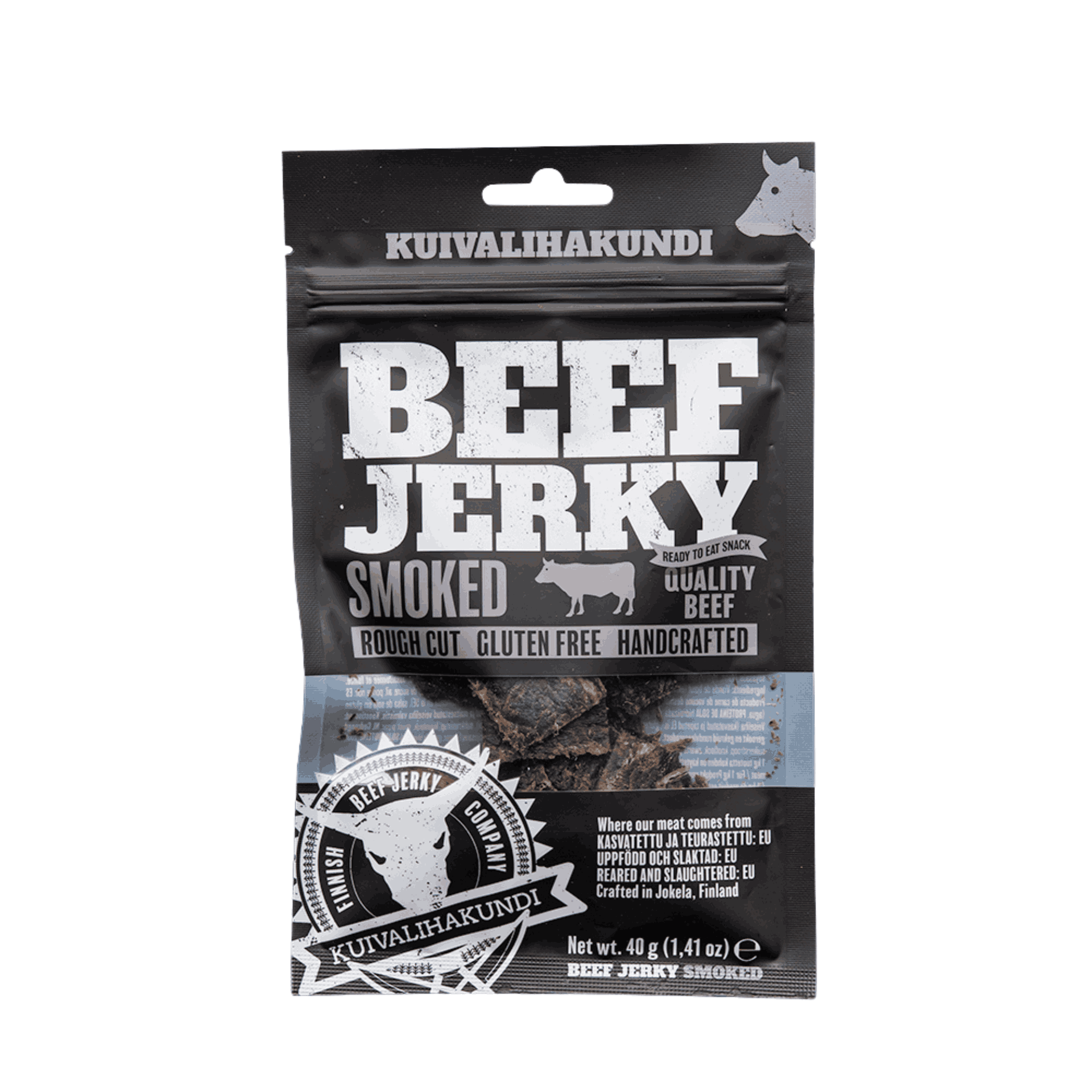 Kuivalihakundi Beef Jerky Smoked 40g