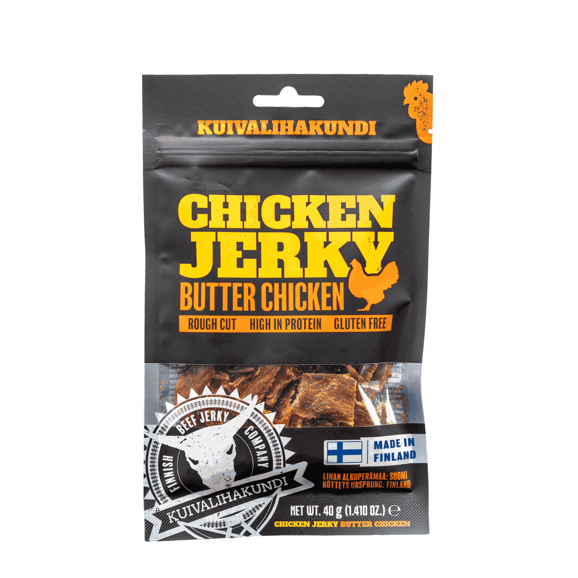Kuivalihakundi Chicken Jerky Butter Chicken 40g